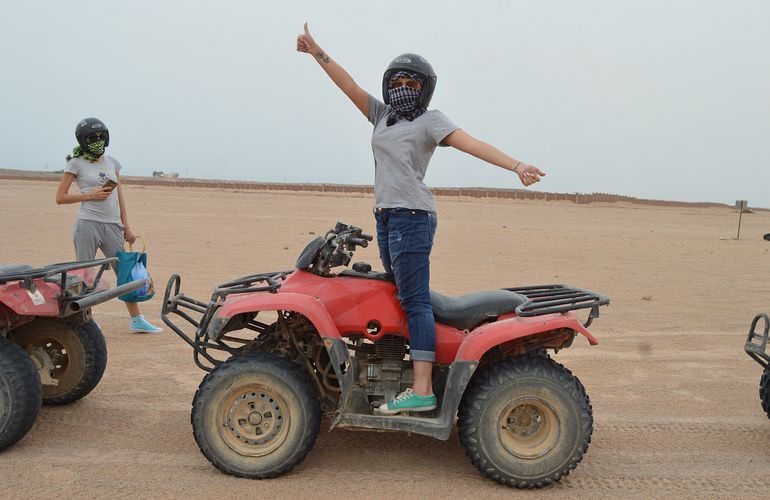 Private Quad Offroad Tour in Hurghada: ganz nach Ihren Wünschen - flexibler Ablauf